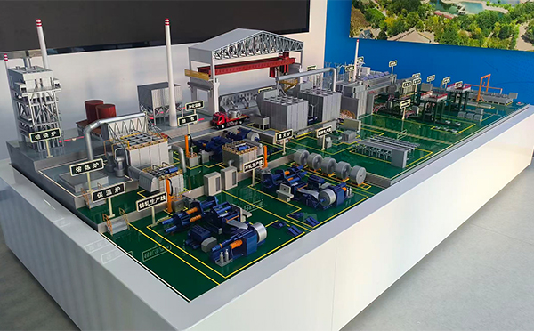 酒钢集团东铝厂-铝材生产线宁县机械模型